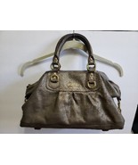 Vintage Coach Metallic Bronze Leather Handbag no. L1149-F15447 Large Size - £22.18 GBP