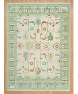Hand Knotted Oushak Rug 9x12 Traditional Rug For Living Room Bedroom Hom... - $741.31+