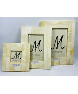 Set of 3 Manorisms Picture Frame - White 5x7, 4x6 and 3x3 - $924.02 MXN