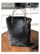New spring 2021 women&#39;s bag real leather bag simple head layer cowhide shoulder  - £79.99 GBP