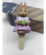 Garden Pals Bunny - Gift Collection - Rare Avon Vintage Mini Statue - $8.59
