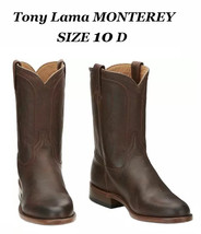 Tony Lama Monterey Men&#39;s Western Round Toe Cowboy Boots 10D (EP3551) - Bnib - £158.75 GBP