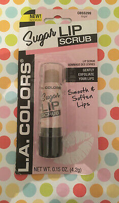 L.A. Colors Sugar Lip Scrub Exfoliates For Smooth & Soft Lips New & Sealed - $14.99