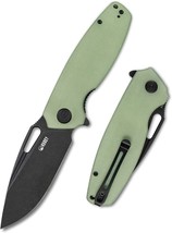 KUBEY Tityus KU322E Folding Pocket Knife with 3.39&quot; Drop Point Blade G10 Handle - £46.56 GBP