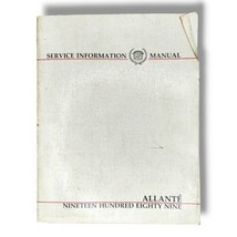 1989 Cadillac Allante Shop Manual 89 Original OEM Dealer Repair Service ... - $49.95
