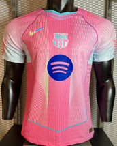 Barcelona Special Edition Pink Jersey 2025/26 | Free USA Shipping | Blac... - $75.00