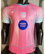 Barcelona Special Edition Pink Jersey 2025/26 | Free USA Shipping | Blac... - $105.34 CAD