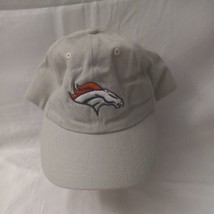 VINTAGE Denver Broncos Tan Color Soft Style Hat Cap Adjustable NFL Football - £15.81 GBP