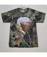 Mossy Oak Kids Camo T Shirt Size L Large Short Sleeve Camouflage Casual Elk - $14.87