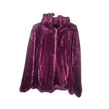 32 Degree Heat Women&#39;s Faux Fur Hooded Jacket Purple Warm XXL - £18.84 GBP