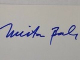 Milton Berle (d. 2002) Autographed 3x5 Index Card - £15.67 GBP