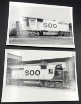 2 Diff Soo Line Railroad CPKC MStP&amp;SSM #4602 GP40 Electromotive Train Photos - £13.13 GBP