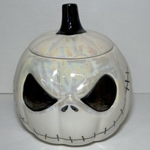 Disney JACK SKELLINGTON 2024 Iridescent Pumpkin Cookie Jar Nightmare Before Xmas - $54.99