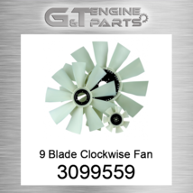 3099559 9 BLADE CLOCKWISE FAN made by American cooling (NEW AFTERMARKET) - $376.01
