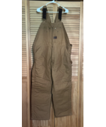 Big Smith X-Large 42-44 Thinsulate Bib Overalls Brown Duck Canvas Mens C... - $1,134.24 MXN