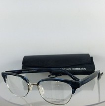 Brand New Authentic Barton Perreira Eyeglasses Estelle MMI/SIL Blue Frame - £96.02 GBP