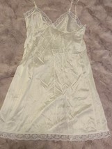 vintage Made in USA Full slip dress  100% Nylon Tricot Antron III 34 Non-cling - £28.06 GBP