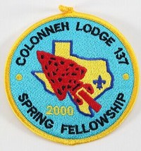 Vintage 2000 Colonneh 137 WWW OA Spring Fellowship Boy Scouts America BSA Patch - $11.69