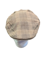 American Eagle Tan Plaid Cotton Flat Driving Ivy Cap One Size - £9.48 GBP