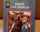 Gene Autry Oh Susanna Boots &amp; Saddles VHS 1992 2-Tape Set Factory Sealed... - £9.80 GBP