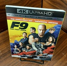 F9 The Fast Saga (4K+Blu-ray-No Digital) Collector Slipcover-Free Shipping - £14.00 GBP