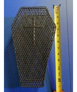 Halloween Coffin Crucifix Hard Plastic decoration/Doll box Gothic Prop G... - $500.20 MXN