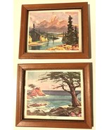 C Ivar Gilbert Artwork Landscapes Golden West The Outpost Rustic Cabin L... - $123.04 CAD