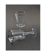 Lenox SOLITAIRE (BARCLAY SHAPE) Wine Glasses Set Of 2 Vtg 7.25&quot; - €27,65 EUR