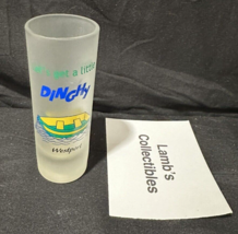 Let&#39;s Get a little dinghy Westport Cape Shore 4&quot; frosted Shot Glass souv... - £12.50 GBP