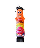 Mini Air Dancers Inflatable Tube Man Set Desktop Size, Happy Birthday - £43.33 GBP