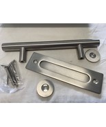 Signature Hardware 456468 Adleigh Sliding Barn Door Handle Pull -Stainle... - $804.19 MXN