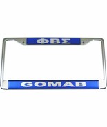 Phi Beta Sigma Fraternity License Plate Frame Silver Frame Car/Truck - €21,42 EUR