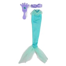 2009 Disney Store Little Mermaid Ariel Doll Purple Top &amp; Green Fins Rele... - £6.25 GBP