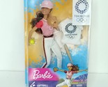 Barbie Olympic Games Tokyo 2020 Softball Baseball Doll Mattel Collectibl... - £31.74 GBP