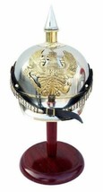 German Pickelhaube Helmet Prussian ww1 Leather Helmet Home Decor Gift Replica - £167.63 GBP