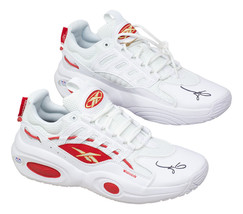 Allen Iverson Signé Paire De 76ers Reebok Solution Mi Chaussures Taille 9 PSA - £464.44 GBP