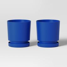 Room Essentials™ 2pc Recycled Resin Planter Pots Blue 4x4x4 Indoor Outdoor - €8,39 Room Essentials™ 2pc Recycled Resin Planter Pots Blue 4x4x4 Indoor Outdoor - €8,39 EUR