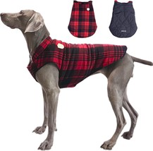 Dog Heat Storage Padding Dog Winter Coat, Reversible Waterproof Dog Winter Cloth - $33.99