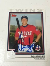 Luke Hughes Minnesota Twins 2004 Topps Autograph Card #T153 Read Description - £3.88 GBP