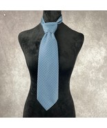 Vintage Sears The Mens Store Necktie Blue Red Geometric Pattern Thick Me... - $32.22 CAD