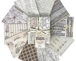 Fat Quarter Bundle Tim Holtz Eclectic Elements Monochrome Cotton Precuts... - £33.80 GBP