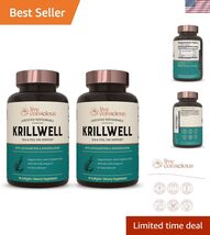 KrillWell, Joint, and Cognitive Support | Certified Sustainable 2X More ... - $132.07
