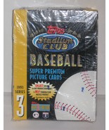 1993 Topps STADIUM CLUB Baseball Hobby Box Series 3 - Factory Sealed/MINT ! - $34.95