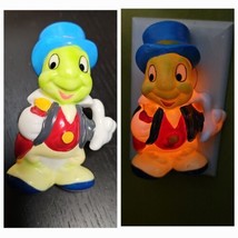 Vintage Schmid Walt Disney Co Jiminy Cricket Night Light Hand Painted Porcelain - $39.59