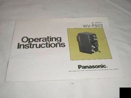 Panasonic Operating Instructions Manual AC Adaptor WV-PS03 - $5.88