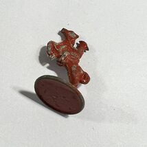 Vintage 1955 Disney &amp; Parker Brothers  Frontierland Game Piece Red - $10.05