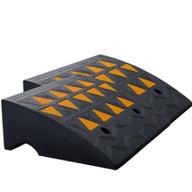 VEVOR Rubber Curb Ramp 2 Pack, 6" Rise Height Heavy-Duty 33069 lbs/15 T ... - $72.99