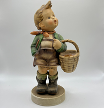 Hummel &quot;Village Boy&quot; Figurine 51/I TMK-2 1950&#39;s 7.5&quot; Tall - Repaired Ger... - $29.65