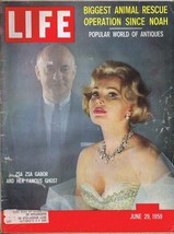 ORIGINAL Vintage Life Magazine June 29 1959 Zsa Zsa Gabor - £15.56 GBP