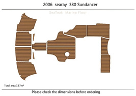 2006 searay 380&amp;390 sundancer Cockpit swim platform Pads 1/4&quot; 6mm EVA Te... - £804.44 GBP